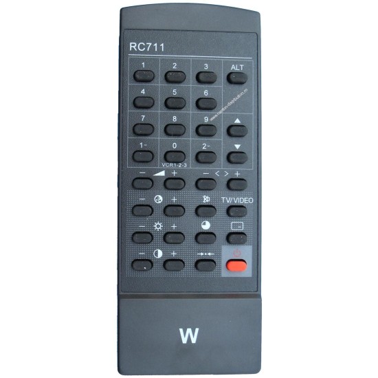 Nr.195/ RC711 Telecomandă pentru AKAI, GRUNDIG (IR351, COM3079)