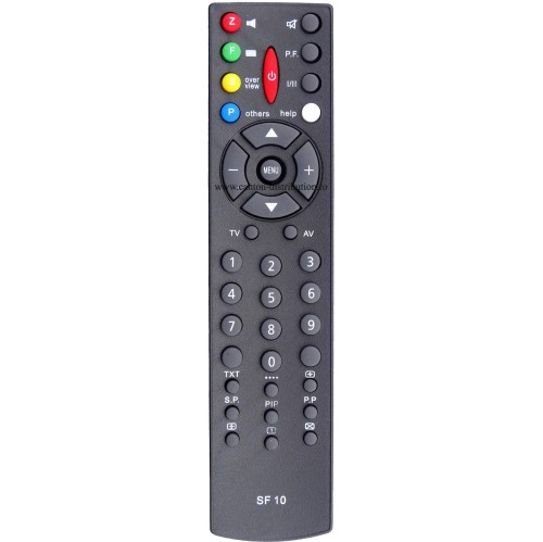 Nr.251/ SF10 Telecomandă pentru TV SCHNEIDER, AKAI, ORION