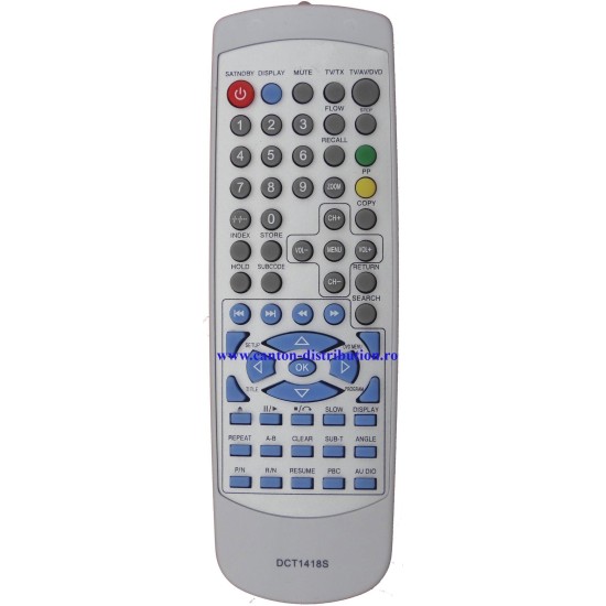 NR.289/ DCT1418S Telecomandă pentru DURABRAND cu DVD