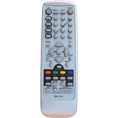 Nr.382/ RM-L1703 Telecomandă pentru TEVION, MEDION, GOODMANS (IR1396) Nr.382/ RM-L1703 Telecomandă pentru TEVION, MEDION, GOODMANS (IR1396)