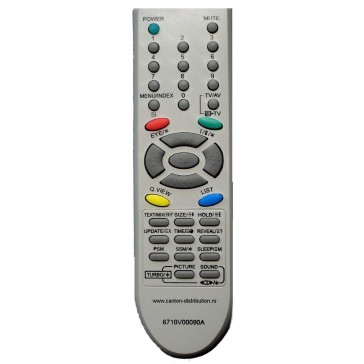 Nr.40/ 6710V00090A Telecomandă pentru LG, GOLDSTAR (P3050, IR1606) Nr.40/ 6710V00090A Telecomandă pentru LG, GOLDSTAR (P3050, IR1606)