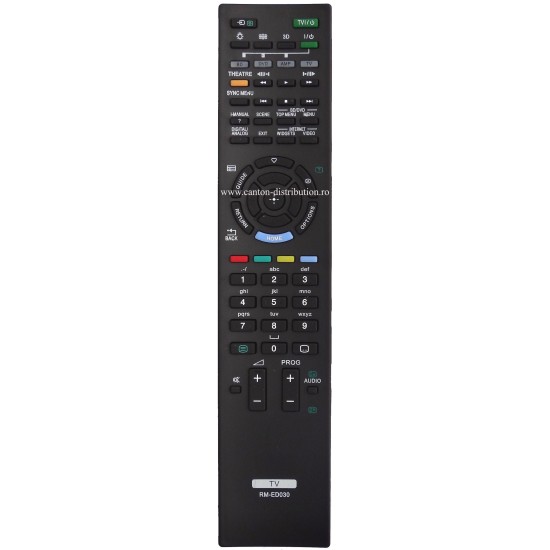 Nr.531/ RM-ED030 Telecomandă pentru LCD/LED SONY Nr.531/ RM-ED030 Telecomandă pentru LCD/LED SONY