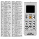 Nr.595/ KT-9018E Telecomandă universală de aer condiționat pentru 4000 modele Nr.595/ KT-9018E Telecomandă universală de aer condiționat pentru 4000 modele