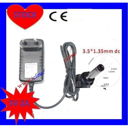Alimentator tableta 5 V/2 A, standard conector 3,5x1,35 mm