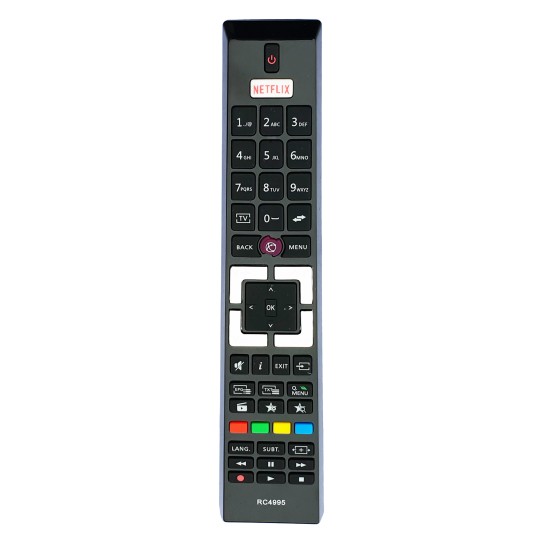NR.770/ RC4995 Telecomandă pentru LCD/LED HITACHI, TELEFUNKEN, TECHWOOD, DIGIHOME, HORIZON, NEI cu NETFLIX