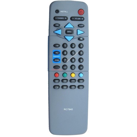 Nr.93/ RC7940 Telecomandă pentru PHILIPS (IR513M, P1696)