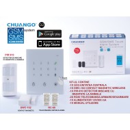 GO2/ Sistem de alarmă GSM/SMS cu 50 zone wireless CHUANGO
