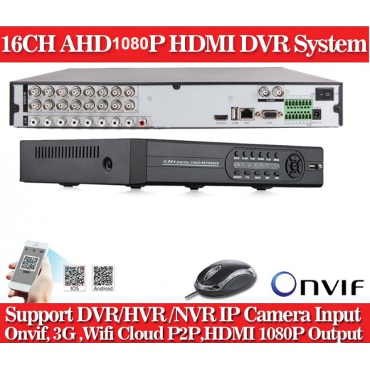DVR 16 canale compatibil cu camere de pana la 2MP MHK-9116HV