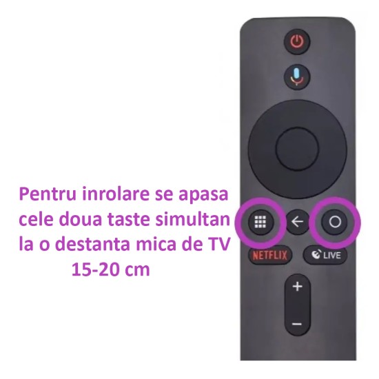 NR.1021/ XMRM-006 Telecomandă KNTECH pentru Xiaomi Mi TV Stick / Box S functie vocala, bluetooth NR.1021/ XMRM-006 Telecomandă KNTECH pentru Xiaomi Mi TV Stick / Box S functie vocala, bluetooth