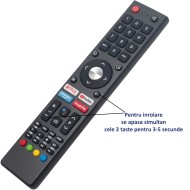 NR.1028/ CHV03 Telecomandă LED CHIQ  21A018S, 21A903H, 21B018S, 21B019S, 21B903H, 21C903H, 21D018S, 21E903H, 21E018S, CL40H7S, L-32H2TI, L-32H7A, L-32H7N, L-32H7S, L40H7A, L43H7A, L-43H7S, SA-40S67A9, U 43H7AN, SABA L32H7S, L40H7S, L43H7S, RF9220, RF9250