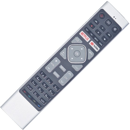 Nr.1036/ CRC027V Telecomandă universală KNTECH pentru LCD/LED HAIER modele vechi si noi cu Netflix