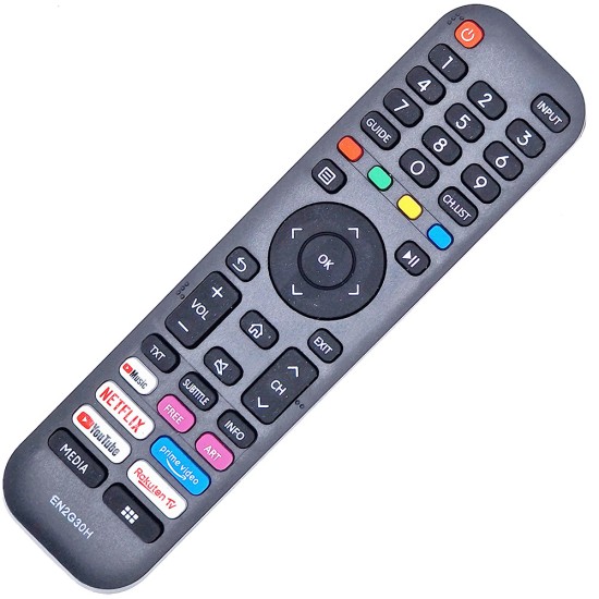 Nr.1045/ EN2G30H Telecomandă KNTECH pentru LED HISENSE cu Netflix, Rakuten si YouTube Nr.1045/ EN2G30H Telecomandă KNTECH pentru LED HISENSE cu Netflix, Rakuten si YouTube