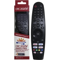 Nr.1055/ CRC2020V Telecomandă cu infrarosu compatibila cu  LG Smart TV, LCD, LED, UHD, QLED, 4K, HDR cu Netflix, Primevideo, Rakuten, Disney+,  modele 2019-2024