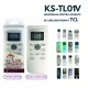Nr.1138/ KS-TL01V Telecomandă universală pentru aer condiționat TCL Nr.1138/ KS-TL01V Telecomandă universală pentru aer condiționat TCL