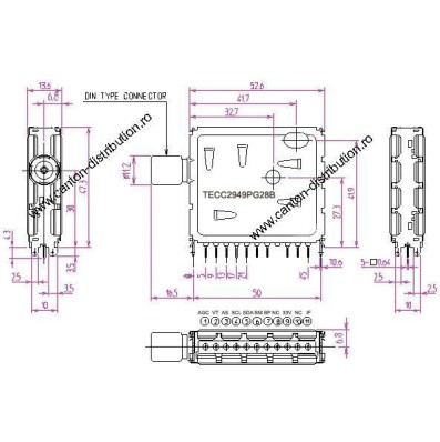 TECC2949PG28B/ Selector TV SAMSUNG 5V