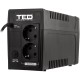 TED-DZ088390/ Sursă de alimentare neîntreruptibilă (UPS) AVR la 900 VA cu 1 baterie TED-DZ088390/ Sursă de alimentare neîntreruptibilă (UPS) AVR la 900 VA cu 1 baterie