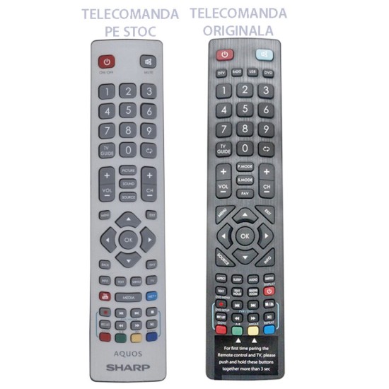 NR.779/ SHW/RMC/0001N Telecomandă originală LED SHARP RF (RADIO) NR.779/ SHW/RMC/0001N Telecomandă originală LED SHARP RF (RADIO)