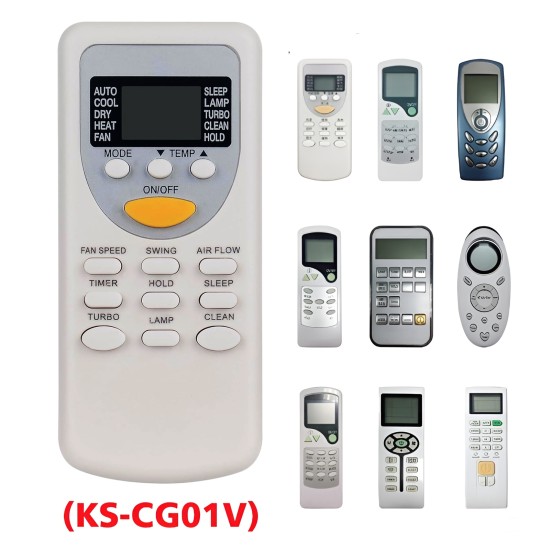 Nr.1000/ KS-CG01V Telecomandă universală pentru aer condiționat CHIGO, BEKO, NORDSTAR modelele din poza Nr.1000/ KS-CG01V Telecomandă universală pentru aer condiționat CHIGO, BEKO, NORDSTAR modelele din poza