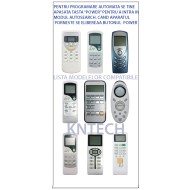 Nr.1000/ KS-CG01V  Telecomandă universală pentru aer condiționat CHIGO, BEKO, NORDSTAR modelele din poza