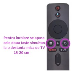 NR.1021/ XMRM-006 Telecomandă KNTECH pentru Xiaomi Mi TV Stick / Box S functie vocala, bluetooth NR.1021/ XMRM-006 Telecomandă KNTECH pentru Xiaomi Mi TV Stick / Box S functie vocala, bluetooth