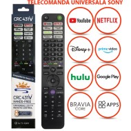 NR.1025/ CRC431V Telecomandă universală KNTECH pentru LED SONY SMART TV 3D pentru RMF-TX800U/900U