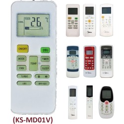 Nr.1072/ KS-MD01V Telecomandă KNTECH universală pentru aer condiționat ROMSTALL-VISION-MIDEA-BEKO RG70A/BGEF RG70E/BGEF RG70C/BGEF RG70E1/bgef