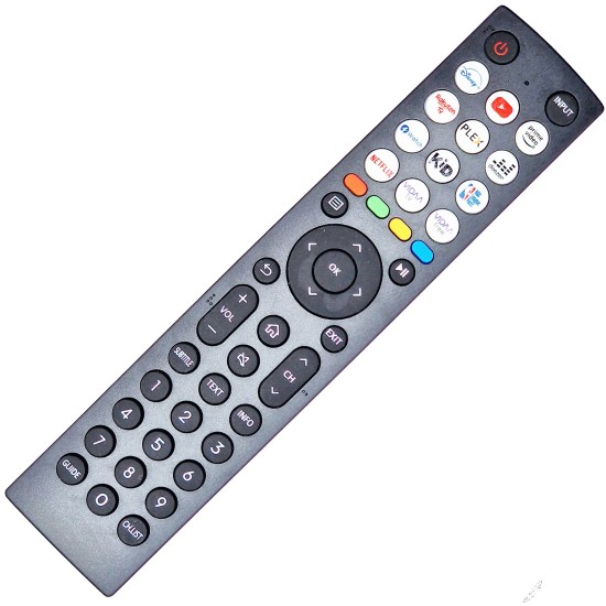 Nr.1100/ EN2M36H Telecomandă KNTECH pentru LED HISENSE/GORENJE cu NETFLIX,YOUTUBE, DYSNEY pentru ERF3A80, ERF3B8OH, ERF3C8OH, ERF3D8OH, ERF3E8OH, ERF3180H, ERF3H8OH, ERF3AB8OH, ERF3N8OH, ERF3A80(0012), ERF3B8OH(0012), ERF3C8OH(0012)