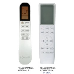 Nr.1179/ ZTQ24000WIFI  Telecomanda KNTECH pentru aer conditionat ZEPHIR  ZTQ24000WIFI-YAMATO  YW09T3, YW24T3,  YW12T2n, YW09T2n, YW18T2n, YW24T2n , YW24T2,  OPTIMUM T1 -TCL-TESLA-HYUNDAI-BOMANN, CL6044CB, CL6045QCCB, CL6046QCCB, CL6047QCCB (657-1)
