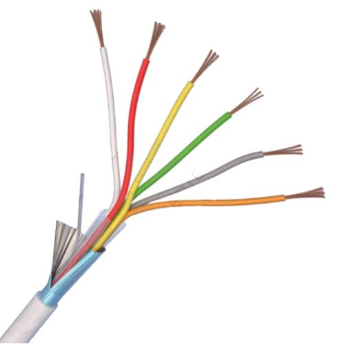 Cablu alarma 6 fire multifilare ecranate + fir masa CCA 6 x 0,22mm TED Wire Expert TED002303	