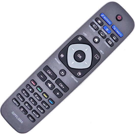 Nr.737/ 32PFL3005 Telecomandă pentru LCD/LED PHILIPS(Emite pe doua coduri in acelasi timp: Philips si SAA3010) Nr.737/ 32PFL3005 Telecomandă pentru LCD/LED PHILIPS(Emite pe doua coduri in acelasi timp: Philips si SAA3010)