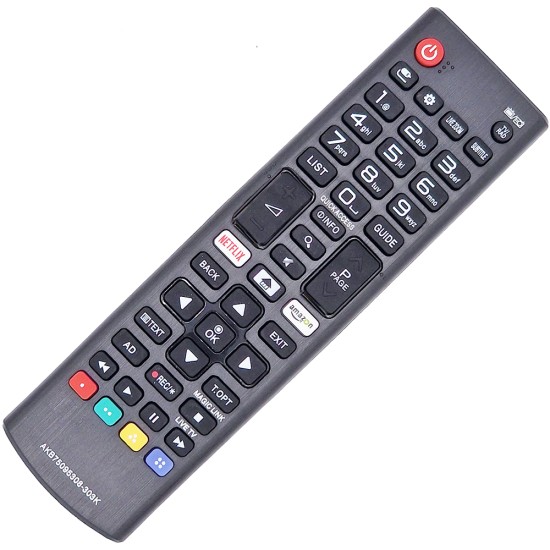 Nr.830/ 303K-AKB75375608 Telecomandă LCD/LED LG cu NETFLIX  32LJ610V, 32LJ610VAEU, 32LJ610VZDBEEGLJP, 32LJ610VZDBEUGLJP, 43LJ614V, 43LJ614VZABEEYLJP, 43UJ6307, 43UJ6309, 43UJ6309ZABEUYLJP, 43UJ630V, 43UJ630VZABEUYLJ, 43UJ634V