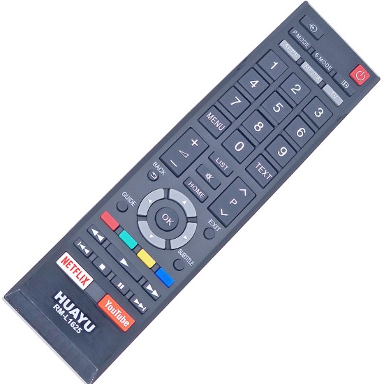 Nr.860/ RM-L1625/CT-8547/L1625V Telecomandă pentru LED TOSHIBA cu NETFLIX SI YOUTUBE Nr.860/ RM-L1625/CT-8547/L1625V Telecomandă pentru LED TOSHIBA cu NETFLIX SI YOUTUBE