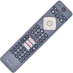 Nr.923/RM-L1660  Telecomanda KNTECH®, pentru LED PHILIPS 4K pentru 398GR10BEPHN0036HT,398GR10BEPHN, butoane dedicate Youtube, Netflix, Rakuten,cu functiile telecomenzii originale