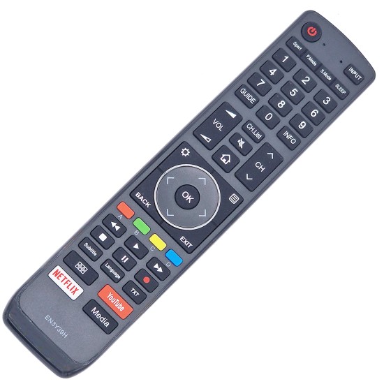 Nr.960/ EN3Y39H  Telecomandă KNTECH pentru LED HISENSE cu NETFLIX SI YOUTUBE
