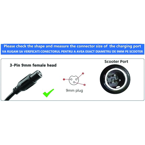 SJT-150E-GX12 /INCARCATOR SCUTER CU BATERII LI-ION 67.2V/ 2A(60V) CONECTOR GX12(9 mm 3 pini) SJT-150E-GX12 /INCARCATOR SCUTER CU BATERII LI-ION 67.2V/ 2A(60V) CONECTOR GX12(9 mm 3 pini)