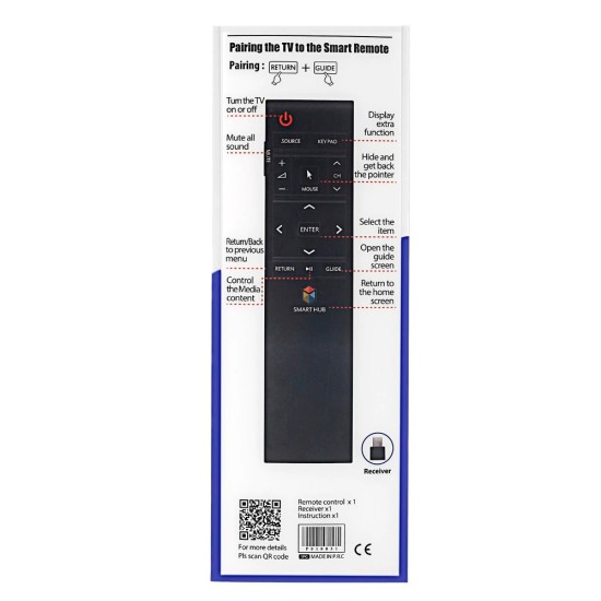 Nr.899/ BN-1220 Telecomandă pentru LED SAMSUNG 4K IR+GYROSCOP