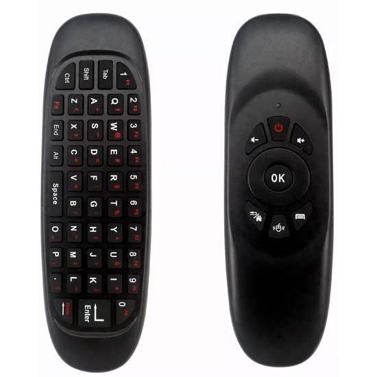 nr.956 /K57-c120 Minitastatură wireless 2,4 G cu Air Mouse, telecomandă combo cu efect giroscop pe 6 axe pentru Smart TV Android-TV BOX- Mini/Laptop PC