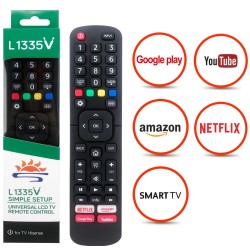 Nr.907/ L1335V Telecomandă universal pentru LED HISENSE cu NETFLIX Nr.907/ L1335V Telecomandă universal pentru LED HISENSE cu NETFLIX