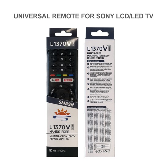 Nr.721/ L1370V Telecomandă LED SONY cu NETFLIX echivalenta cu RMT-TX300E RMF-TX200U, RMT-TX300U pentru KD43X7000E, KD49X7000E, KD55X7000E, KD-60X6700E, KD60X6700E, KD65X7000E, KDL32W660E, KDL40W660E, KDL40W660E, KDL49W660E Nr.721/ L1370V Telecomandă LED SONY cu NETFLIX echivalenta cu RMT-TX300E RMF-TX200U, RMT-TX300U pentru KD43X7000E, KD49X7000E, KD55X7000E, KD-60X6700E, KD60X6700E, KD65X7000E, KDL32W660E, KDL40W660E, KDL40W660E, KDL49W660E