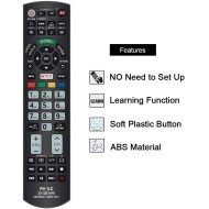 Nr.851/ PN-1LC Telecomandă universala LED/ TV-uri PANASONIC EUR641550, EUR641951, EUR641952, EUR641952M, EUR644660, EUR644661, EUR644666, EUR645406, EUR646920, EUR646921, EUR646922, EUR646925, EUR646930, EUR646932, EUR648053, EUR648080, EUR648081