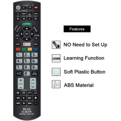 Nr.851/ PN-1LC Telecomandă universala LED/ TV-uri PANASONIC EUR641550, EUR641951, EUR641952, EUR641952M, EUR644660, EUR644661, EUR644666, EUR645406, EUR646920, EUR646921, EUR646922, EUR646925, EUR646930, EUR646932, EUR648053, EUR648080, EUR648081 Nr.851/ PN-1LC Telecomandă universala LED/ TV-uri PANASONIC EUR641550, EUR641951, EUR641952, EUR641952M, EUR644660, EUR644661, EUR644666, EUR645406, EUR646920, EUR646921, EUR646922, EUR646925, EUR646930, EUR646932, EUR648053, EUR648080, EUR648081