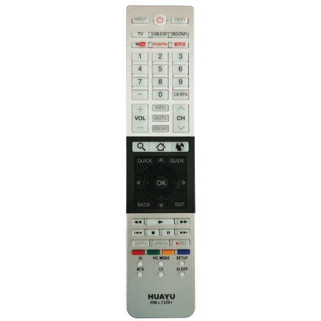 Nr.820/ RM-L1328+ Telecomandă pentru LED/DVD/AUDIO TOSHIBA cu NETFLIX Nr.820/ RM-L1328+ Telecomandă pentru LED/DVD/AUDIO TOSHIBA cu NETFLIX