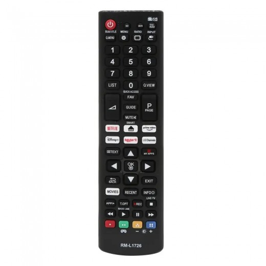 Nr.987/ RM-L1726-V2 Telecomandă pentru LED Smart Tv  4k cu Netflix si Prime video