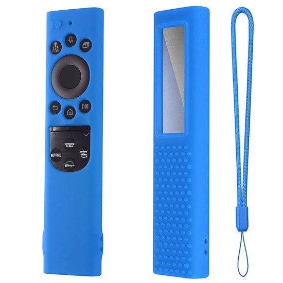 T116-albastra/Husă din silicon pentru telecomanda Samsung TV/LED Carcasa subtire si dreapta compatibila cu telecomenzile cu incarcare solara T116-albastra/Husă din silicon pentru telecomanda Samsung TV/LED Carcasa subtire si dreapta compatibila cu telecomenzile cu incarcare solara