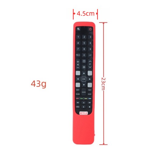 T119-1-NEAGRA/Husa siliconica anti-aderenta pentru telecomanda TCL TV/LED Carcasa lunga pentru RC802N, RM-L1508, 23* 4.5 cm T119-1-NEAGRA/Husa siliconica anti-aderenta pentru telecomanda TCL TV/LED Carcasa lunga pentru RC802N, RM-L1508, 23* 4.5 cm
