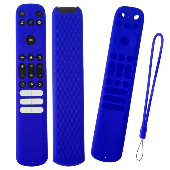 T153-ALBASTRA/Husă din silicon pentru telecomanda TCL TV/LED Carcasa lunga modelele RC902v, RC813FMB1 T153-ALBASTRA/Husă din silicon pentru telecomanda TCL TV/LED Carcasa lunga modelele RC902v, RC813FMB1