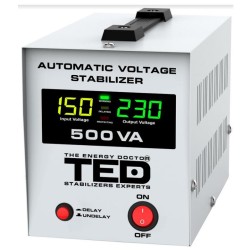 TED500/ Stabilizator retea maxim 500VA-AVR Profesional TED500/ Stabilizator retea maxim 500VA-AVR Profesional