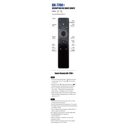 Nr.900/ BN-7700 Telecomandă pentru LED SAMSUNG 4K IR+VOICE Nr.900/ BN-7700 Telecomandă pentru LED SAMSUNG 4K IR+VOICE