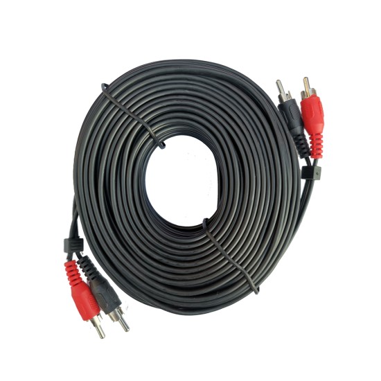 Cablu 2*RCA la 2*RCA , 10 m, negru