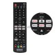 Nr.987/ RM-L1726-V2 Telecomanda HUAYU universala pentru LED Smart LG 4k cu Netflix, Disney+, Rakuten, Prime Video AKB76037605-AKB76040301-AKB75675311-AKB74915321-AKB73715650-AKB73715628-AKB73975761-AKB74915324-AKB74915325-AKB73715601-AKB73715637